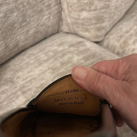 Johnston & Murphy Men’s Black Leather Tassel Loafers - Picture 7 of 8